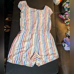 2 Set Old Navy Colorful Striped And Polkadot Kids Rompers